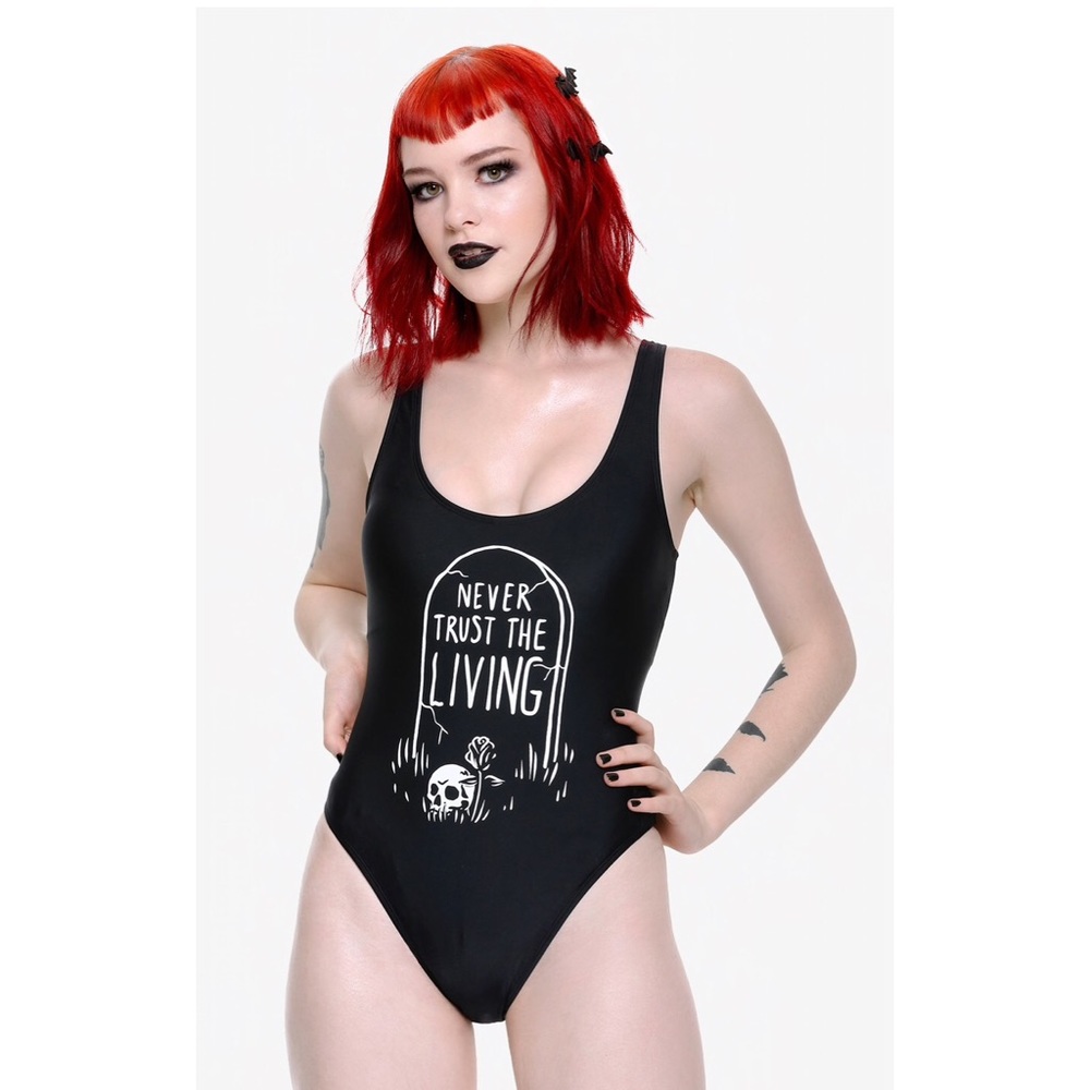 NWT Blackcraft Pentagram Back Swimsuit